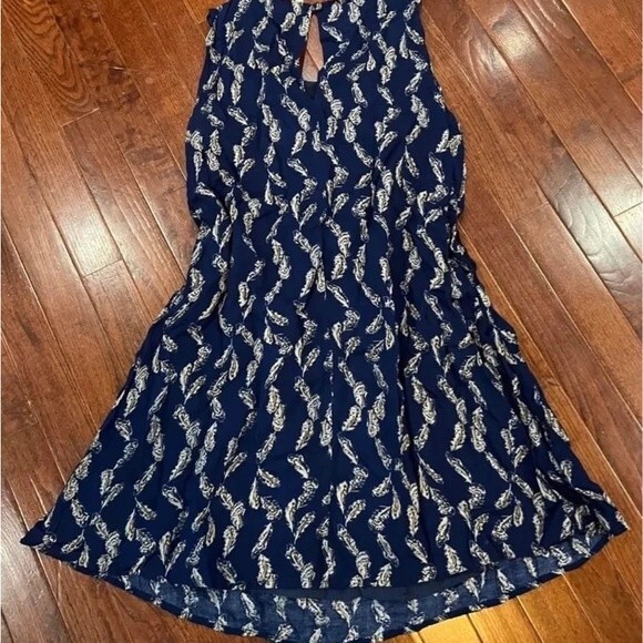 Mittoshop feather print shift dress size small - Picture 4 of 6